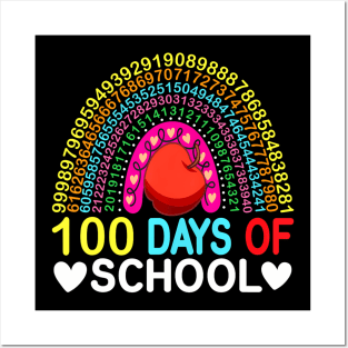 100Th Day Of School Teacher Kids 100 Days Math Numbers Posters and Art